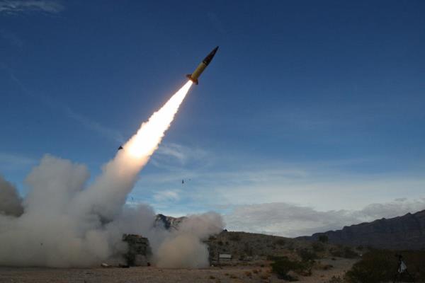 A live fire testing of the Army Tactical Missile System at White Sands Missile Range in 2021. (John Hamilton / White Sands Missile Range Public)