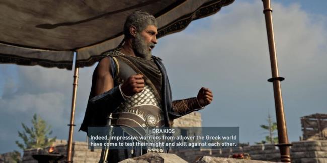 Assassin's Creed Odyssey Drakios The Great Co<em></em>ntender Quest Speech