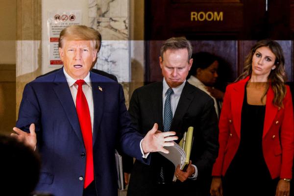 Judge Arthur Engoron presides over former President Do<em></em>nald Trump's fraud trial in New York. (Dave Sanders / Pool via AP)